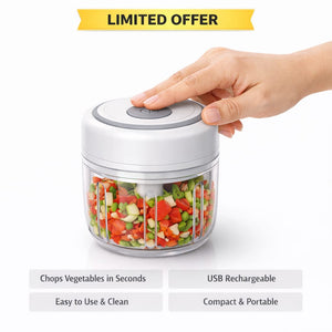 Portable Electric Mini Garlic Cutter