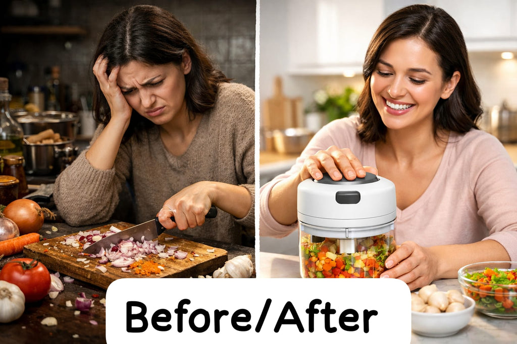 Portable Electric Mini Garlic Cutter